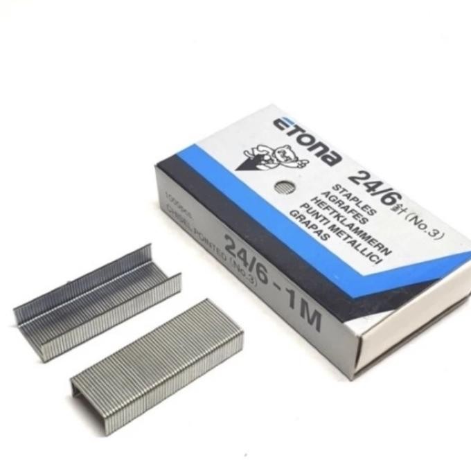 

Etona Staples No. 3 24/6 Idi Stapler Hekter Besar