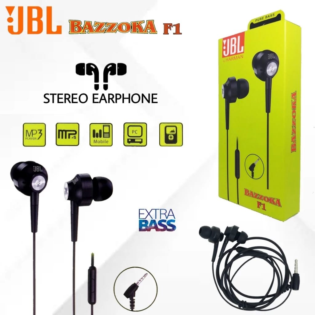 Handfree Bazzoka F1 Extra Bass Handfree Bazzoka F1 Sound Quality
