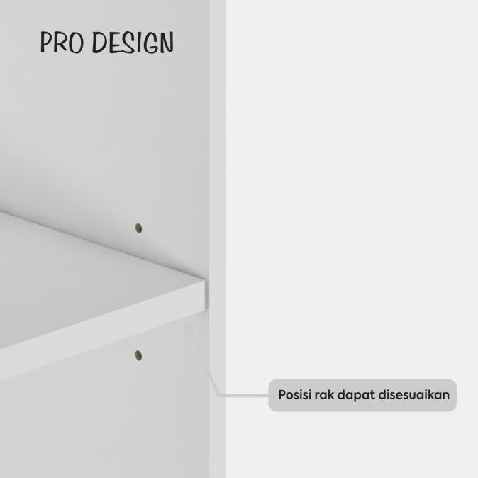 Pro Design Yuka YKABC 40 Rak Buku / Rak Serbaguna