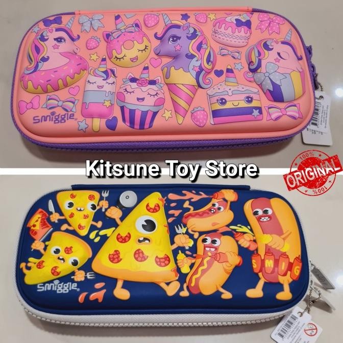 

Smiggle Hardtop Hippy Pencil Case Original Small - Kotak Tempat Pensil