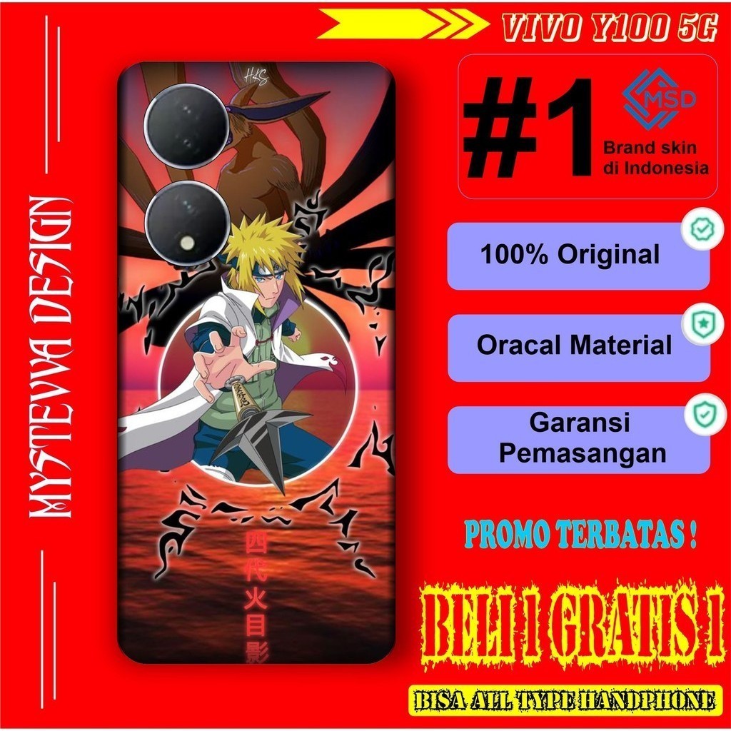 

Wrap* Vivo Y100 Wrap Skin Stiker Garksin CUSTOM Gratis (2pcs)