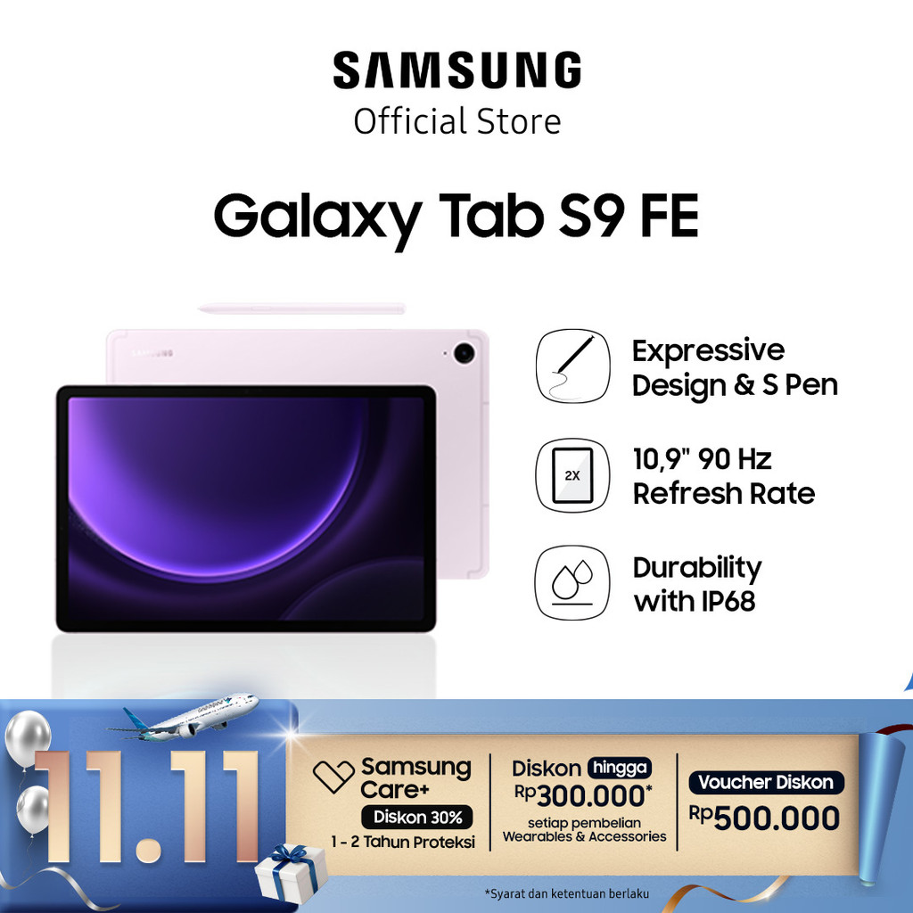 Samsung Galaxy Tab S9 FE 6/128GB - Lavender