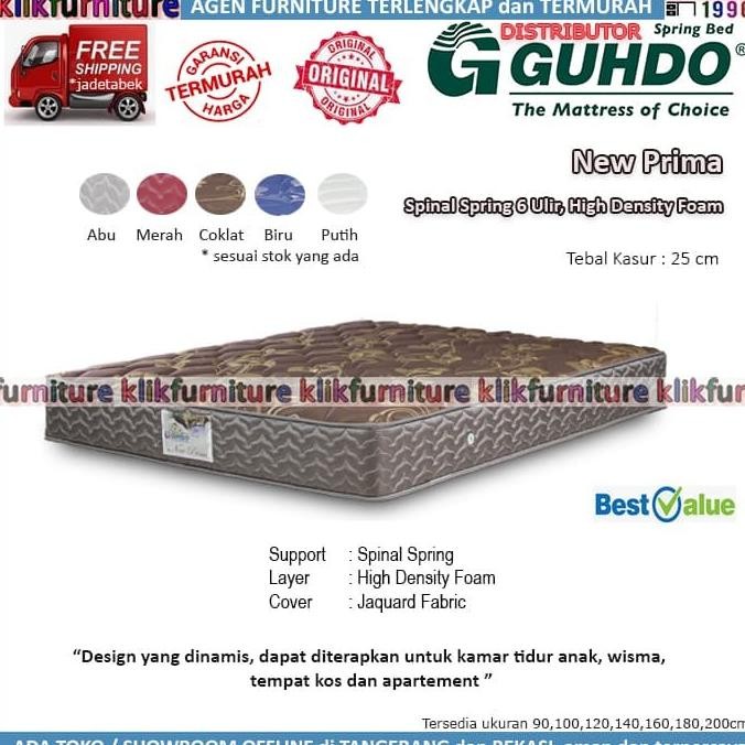 Guhdo New Prima (kasur saja 160x200) Springbed