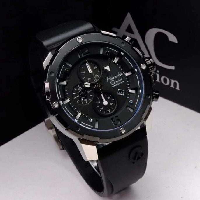 JAM TANGAN ALEXANDRE CHRISTIE AC6410 MC / AC 6410 MC MAN SILVER WHITE