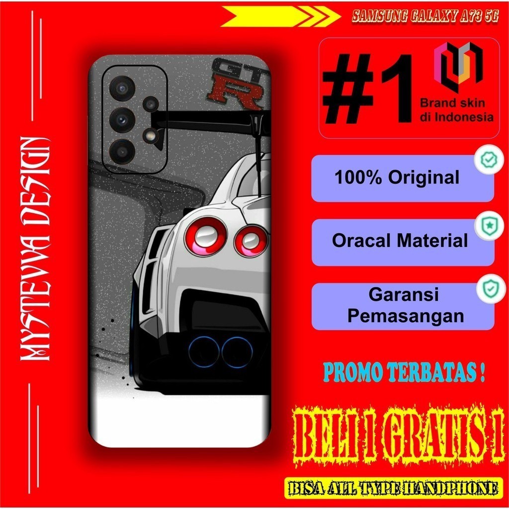 

Wrap* Samsung Galaxy A73 5G Wrap Skin Stiker Garksin CUSTOM Gratis (2pcs)