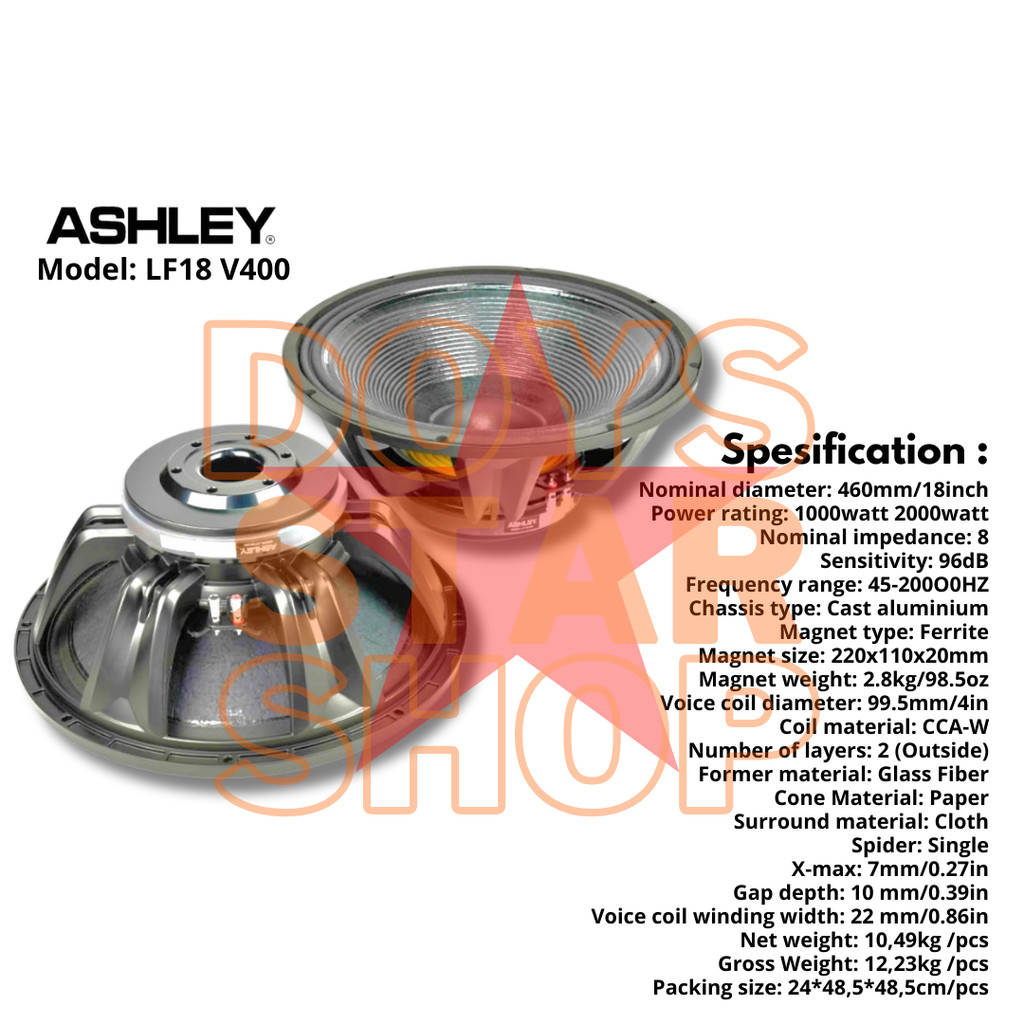 ORIGINAL ASHLEY SPEAKER LF18V400