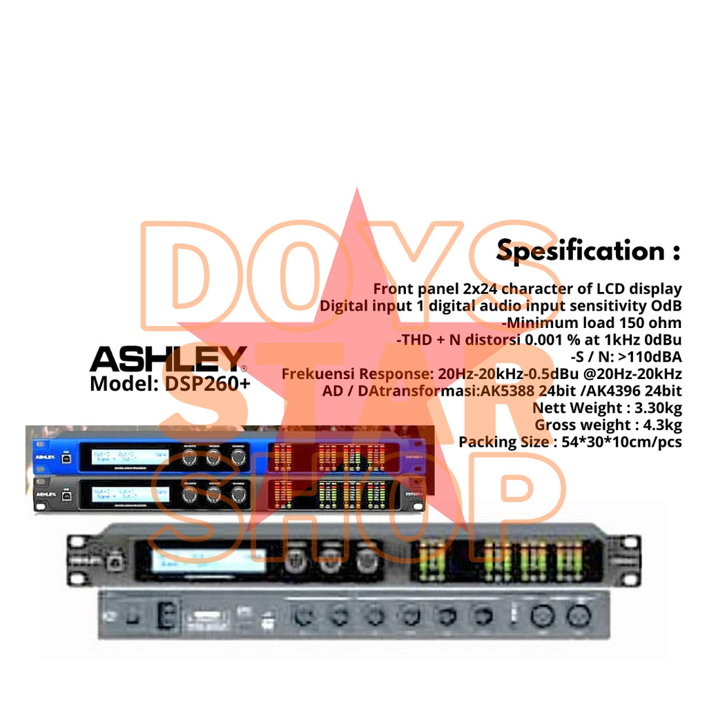 ORIGINAL DLMS ASHLEY DSP 260+