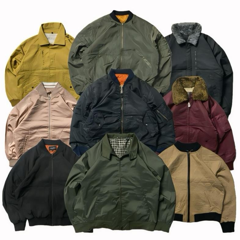 Jaket Pria Bomber Casual Second Varsity Ma1 2.0 Jacket Boomber Kekinian Jaket Motor