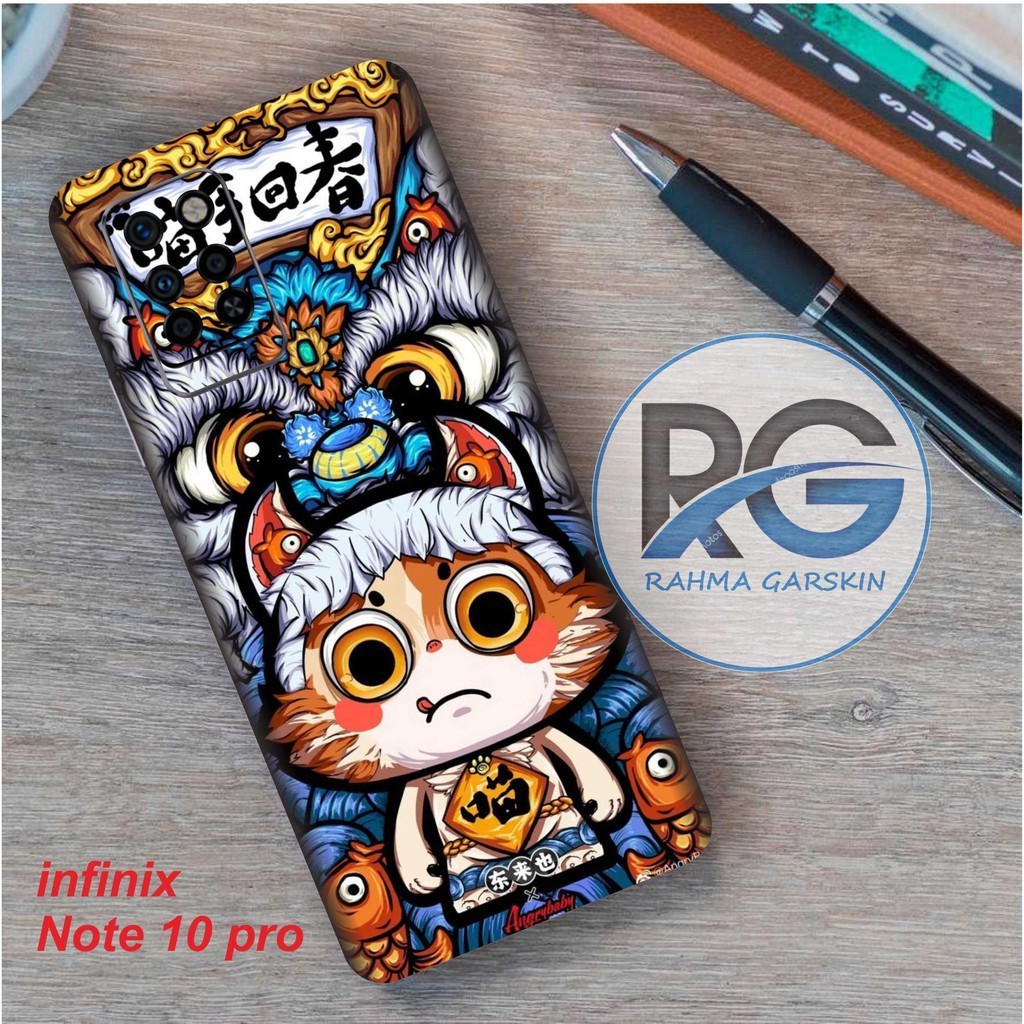 

Wrap* Infinix Note 10 Pro Wrap Skin Stiker Garksin CUSTOM Gratis (2pcs)