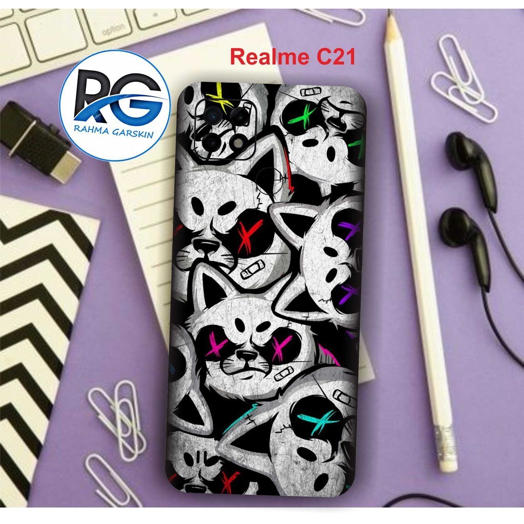 

Wrap* Realme C21 Wrap Skin Stiker Garksin CUSTOM Gratis (2pcs)