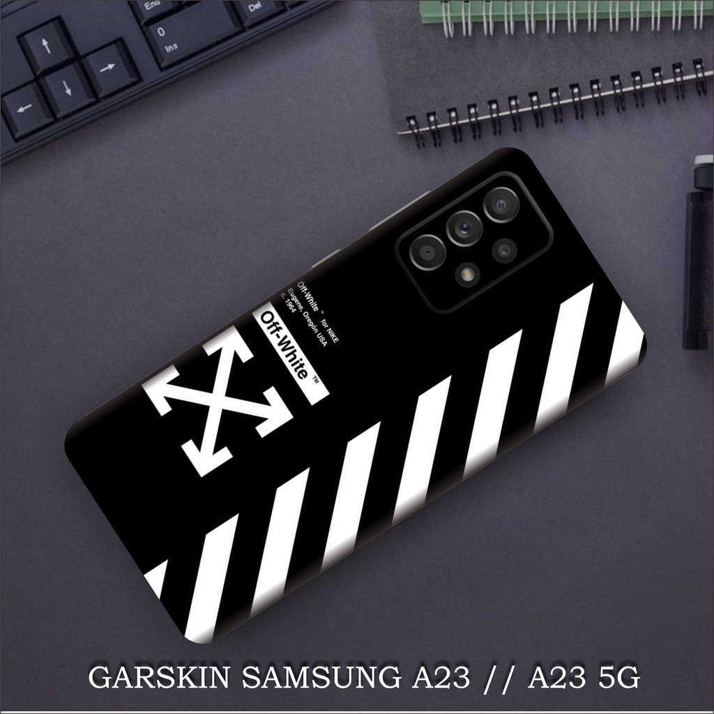 

Wrap* Samsung A23 5g White Wrap Skin Stiker Garksin CUSTOM Gratis (2pcs)