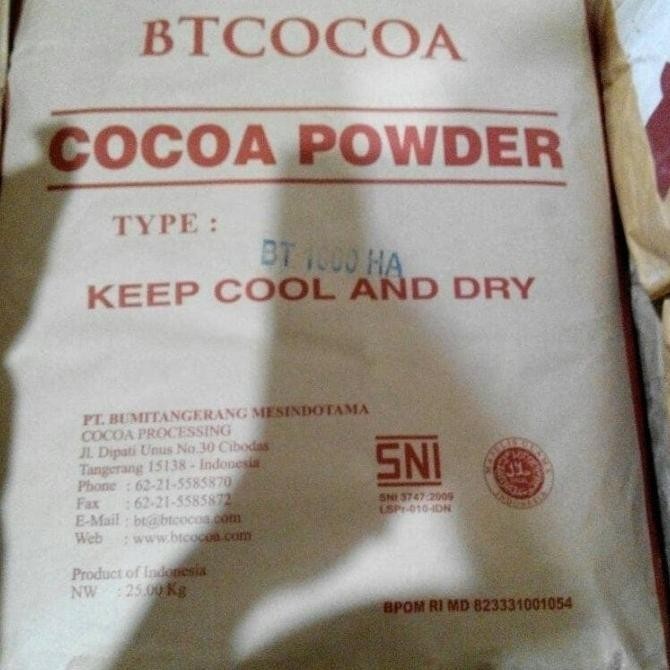 

COKLAT BUBUK BT COCOA / JAVA DARK CLASSIC 1000 HA 1 KG ATAU 25 KG SAK