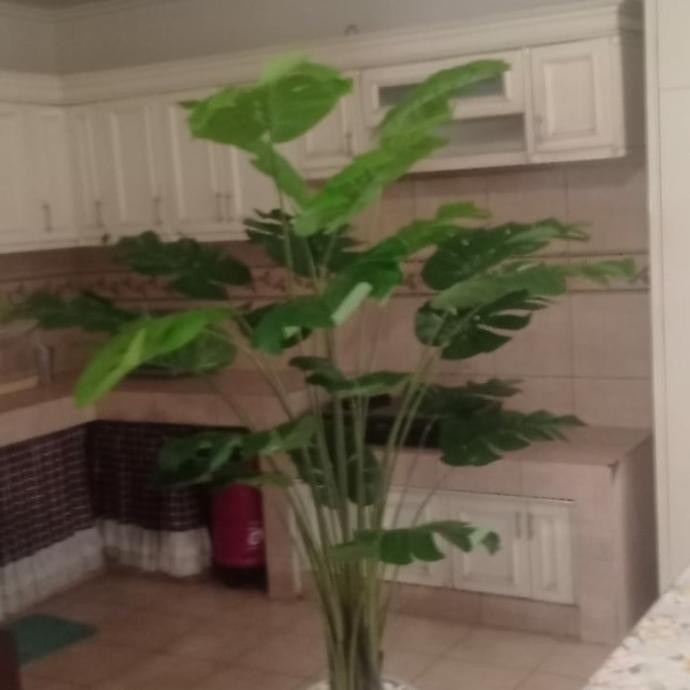 pohon monstera jumbo/bunga artificial/bunga plastik/bunga hias