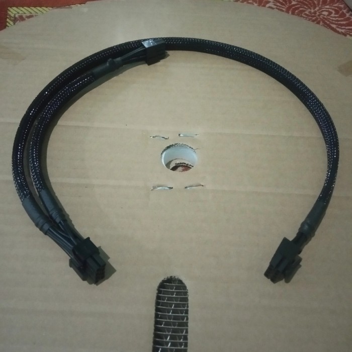 kabel modular 8 pin to 2+6*2 pci-e psu thermaltake smart SE 530,,630,w MURAH