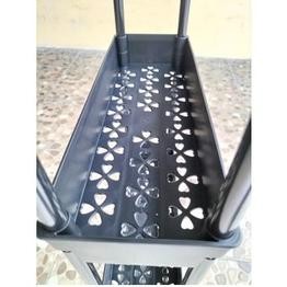 Rak Serbaguna Buku Portable / Rak Bumbu Dapur / Rak Sudut Tempat Penyimpanan / Trolley