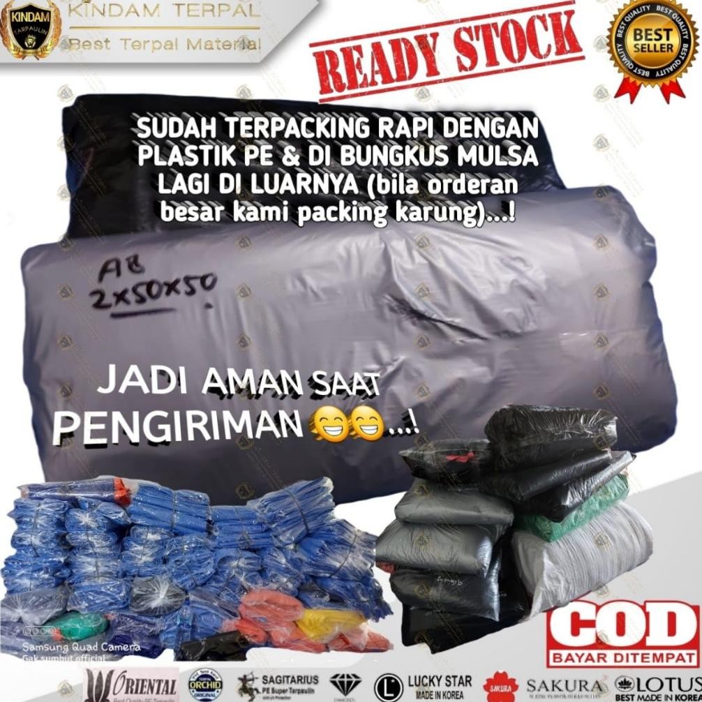 TERPAL KOLAM IKAN 4x2x50 A20 KOREA | KOLAM TERPAL IKAN LELE, NILA, GURAME, KOI