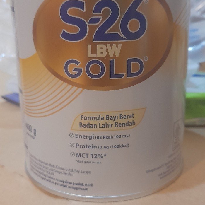 S26 lbw gold Susu formula khusus bayi premature dan BBLR