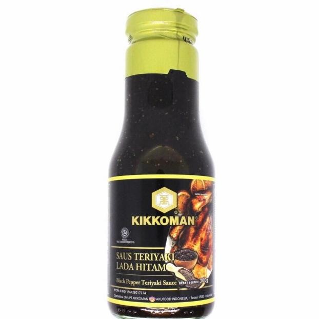 

Kikkoman Bla Pepper Teriyaki Sauce / Lada Hitam Teriyaki 300 Gram