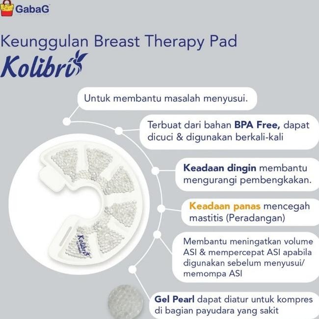 

Gabag Breast Therapy Pad 3In1 Kolibri Bantal Terapi Kompres Payudara