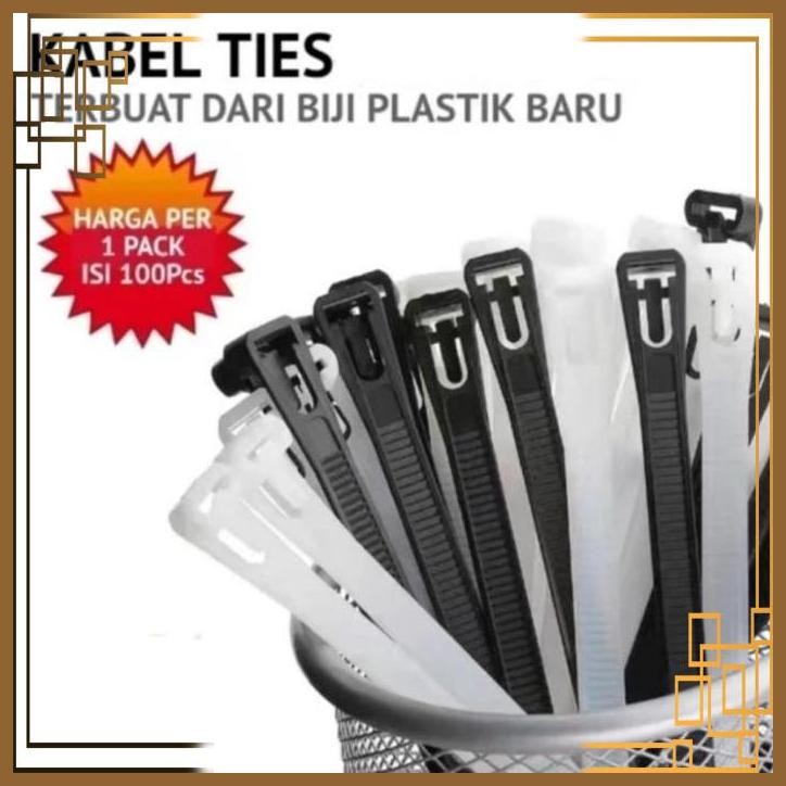 

[JA55] TALI TIS/KABEL TIES/CABLE TIE 30CM/30 CM (3,6 X 300MM) ISI 100 PCS