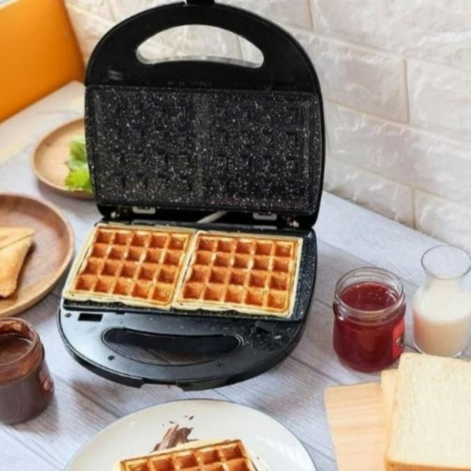 

TERSEDIA IDEALIFE IL 202 PEMANGGANG ROTI WAFFLE GRILL BREAD TOASTER PANGGANG
