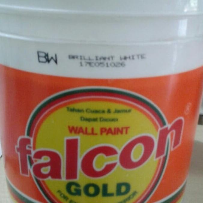Cat Tembok Brilliat White Merk Falcon Gold 25kg