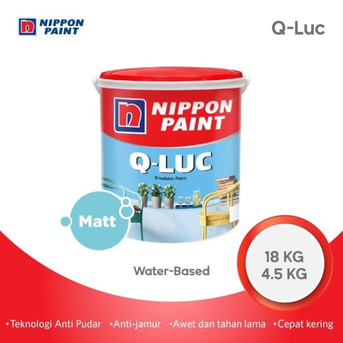 CAT TEMBOK NIPPON PAINT QLUC Q-LUC Q LUC 18 KG ( GOSEND ONLY )