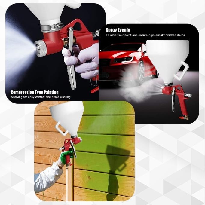 Spray Gun Alat Bantu Cat Dinding Tekstur | Alat Semprot Cat Tekstur