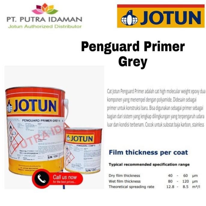 JOTUN CAT EPOXY / PENGUARD PRIMER GREY 5 LTR / 2 KOMPONEN / CAT EPOXY
