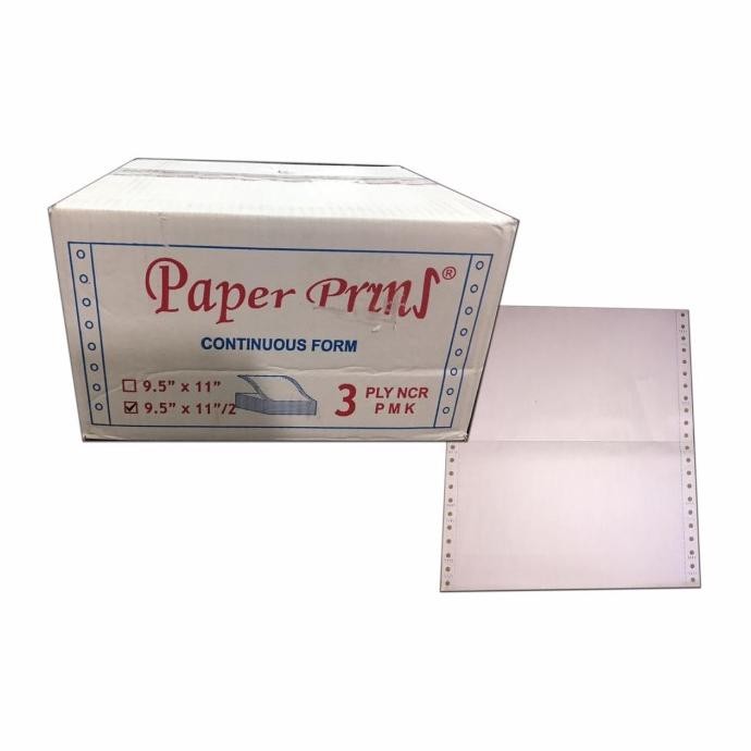 

BEBAS ONGKIR - paper print form 9.5 x 11 3 ply kertas continuous