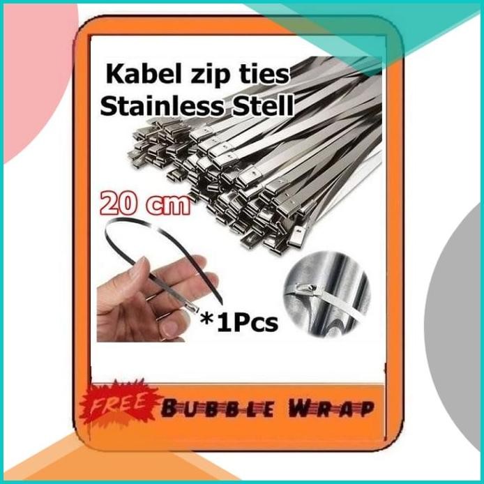 

Kabel Ties Besi Stainless / Klem Knalpot Exhaust Wrap Motor Mobil 20c