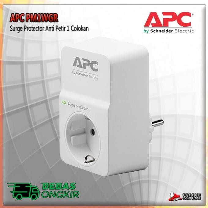 TERBARU - APC Surge Protector APC PM1WGR PM1W-GR Colokan Anti Petir