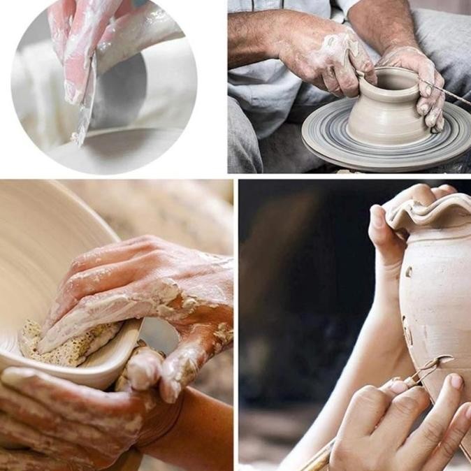 

25Pcs Butsir Set Alat Ukir Clay Pottery Tool Modelling Alat Tanah Liat Original Dan Terpercaya