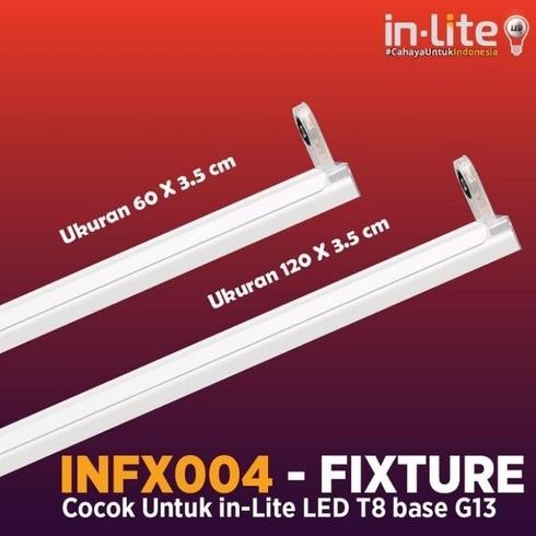 

TERSEDIA LAMPU TL LED INLITE TUBE T8 18 WATT 1200MM IN-LITE NEON LED