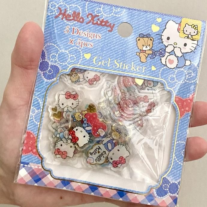 

Gel Sticker Sanrio Original each pack contains 5 Designs x 5 Pcs