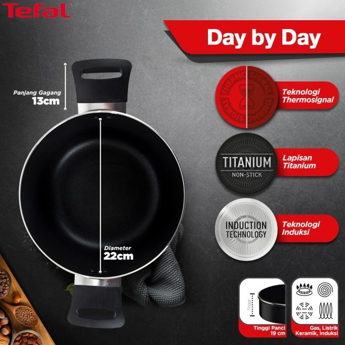 Tefal Wajan & Panci Complete Set 3 - Penggorengan