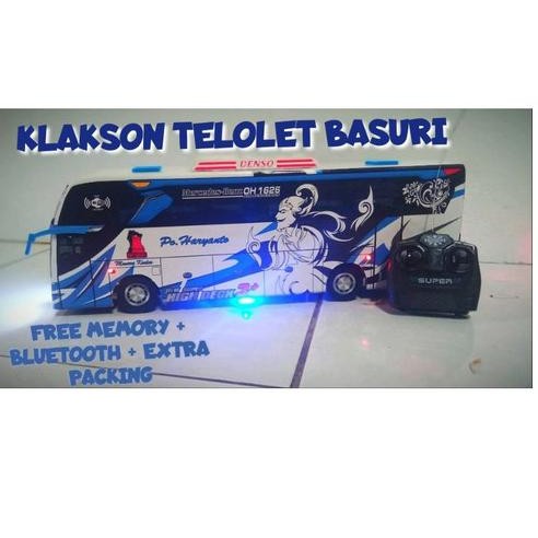 Miniatur Mainan Mobil Bus Bis Telolet Basuri Rc Remot Kontrol Manual [terbaik]