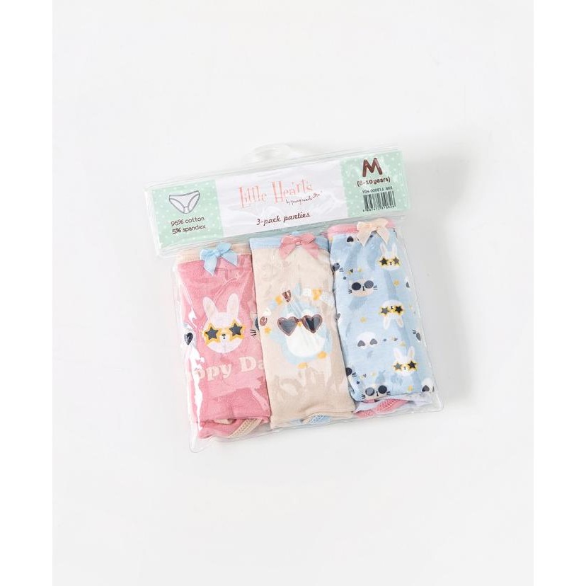 Young Hearts Panty Pack Kids Happy Days, Mini Y04-000813MIX
