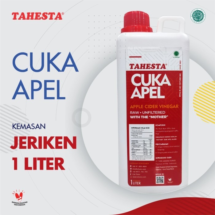 

DISKON Cuka Apel TAHESTA 1 Liter