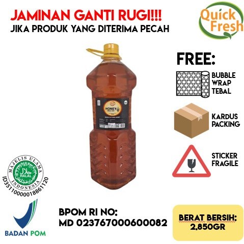 

SALE Quick Fresh Honey / Madu Pet Bottle 2.850gr
