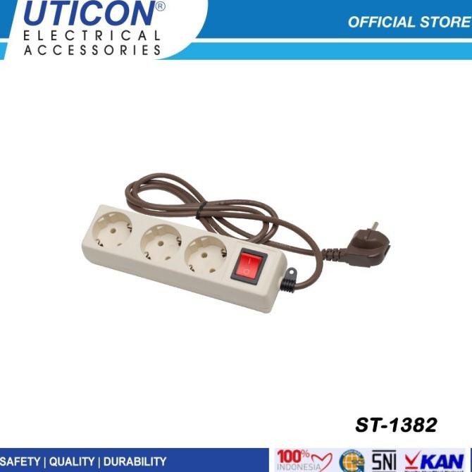 

TERSEDIA STOP KONTAK UTICON 3 LOBANG 1.5 METER ST-1382