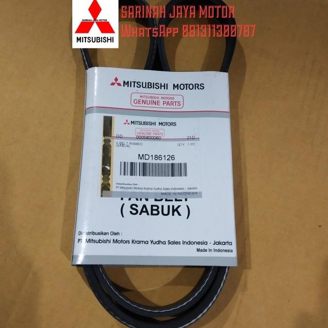 vanbelt fanbelt altenator Mitsubishi eterna sohc dohc asli original PREMIUM