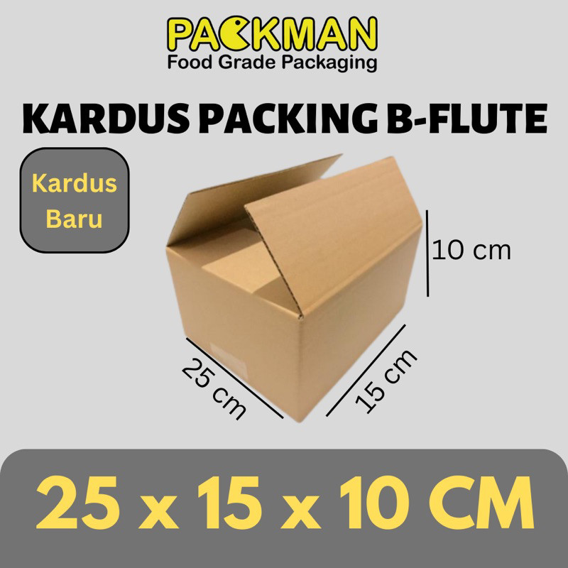 

KARDUS PACKING 25x15x10 cm / BOX KARTON CORUGATED B-FLUTE / PACKING ONLINE