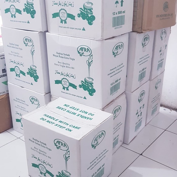 

Terlaris Minyak Zaitun Extra Virgin Afra 500 Ml Tanpa Slongsong