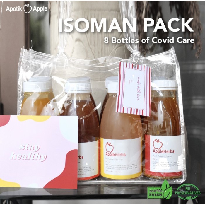 

Paling Baik Isoman Pack By Appleherbs (8 Botol)