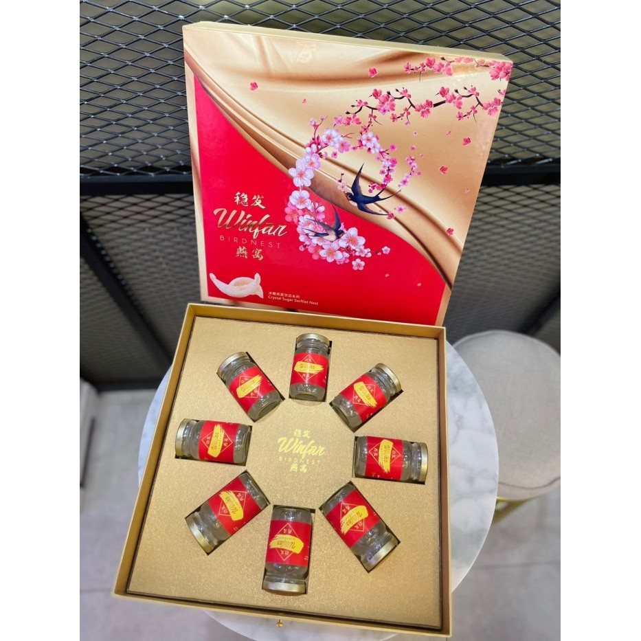 

Gercep Winfar Minuman Sarang Burung Walet Bird Nest Drink Hampers Isi 8 Botol