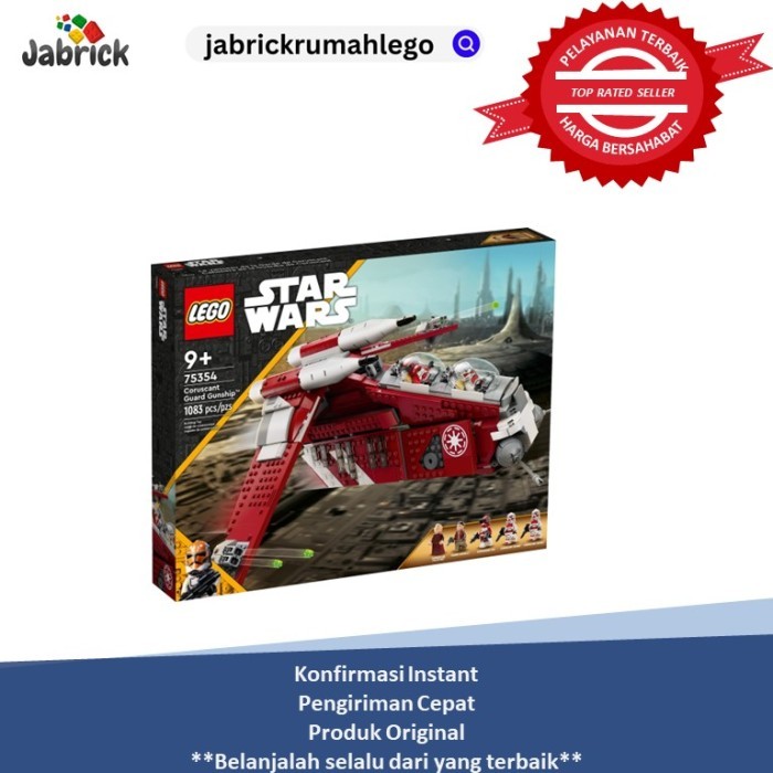 Jual Lego 75354 Star Wars Coruscant Guard Gunship
