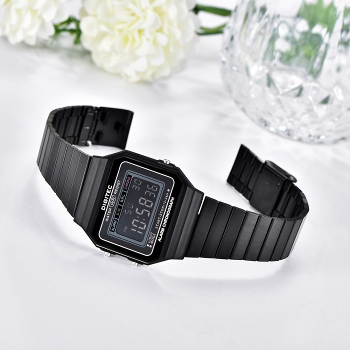 Digitec Dg-3103T Jam Tangan Wanita Digital Rantai Classic 3103 / A700W