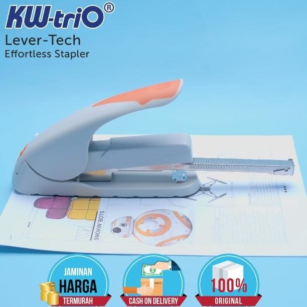 

-Trio 5618 Stapler Tanpa Tenaga 40 Hal!Garansi 1Bulan & Gratis Isi