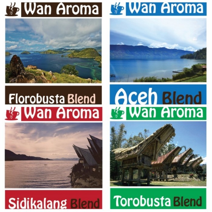 

1 Kg Kopi House Blend Wan Aroma Signature Khas Black Coffee